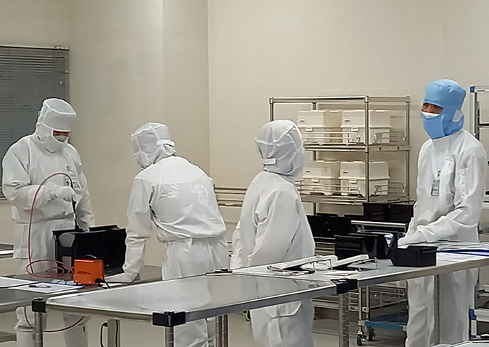 研修風景現場研修